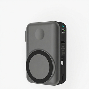 พาวเวอร์แบงค์ GaN 65W ความจุ 10000mAh พร้อมหน้าจอแสดงผล รองรับการชาร์จไร้สาย ใช้ได้กับปลั๊กไฟบ้าน เหมาะสำหรับการเดินทาง - Product Image 3