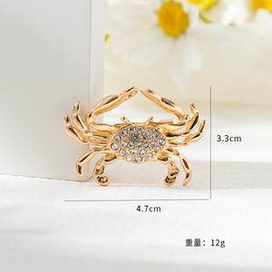 Broche <span class=keywords><strong>de</strong></span> Aleación con Diseño Creativo <span class=keywords><strong>de</strong></span> Araña, Escorpión y Pony, con Pedrería, Insignia <span class=keywords><strong>de</strong></span> Animal, Accesorio <span class=keywords><strong>para</strong></span> Traje y Abrigo - Product Image 4