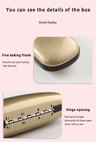 Étui en plastique pour lunettes de luxe étui à lunettes de sublimation portable en cuir étuis à lunettes en pu