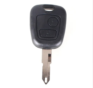 Clé de voiture intelligente de remplacement <span class=keywords><strong>PEUGEOT</strong></span> <span class=keywords><strong>206</strong></span>, 2 boutons, lame NE73, télécommande 433 MHz avec puce transpondeur PCF7961 - Product Image 2
