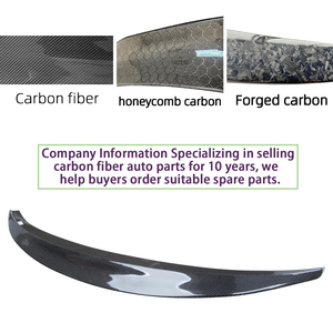 For A3 S3 RS3 8V Style Real Carbon Fiber Material <b>Rear</b> <b>Spoiler</b> Trunk Wing 2013-2020 - Product Image 4