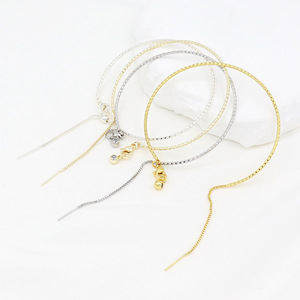 <b>Adjustable</b> Copper Bangle Band 18K Gold Plated Jewelry Findings DIY Accessories for Beading and Crafting - Product Image 2