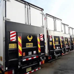 Platform pengangkat ekor truk kargo kontainer hidrolik