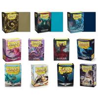 Protège-cartes en plastique transparents personnalisables à coins carrés pour jeux de société, avec boîte cadeau écologique