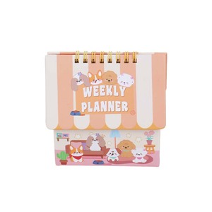 Agenda hebdomadaire mignon avec un adorable motif animalier, carnet portable à spirale pour liste de tâches quotidiennes, organisation des études et du travail - Product Image 3