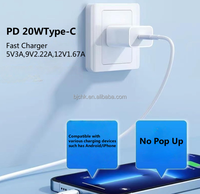 Pas besoin de taxe aux USA PD 20W adaptateur de prise américaine chargeur d'alimentation câble USB type-c Port adaptateur de chargeur mural pour iPhone 11.12.13.14