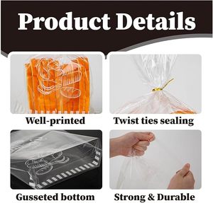 Bolsa Desechable CPP para Supermercado con Fuelle Lateral y Sellado Térmico para Empacar Pan y Sándwiches, Ideal para Panaderos Caseros y Propietarios de Panaderías - Product Image 3