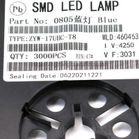 0805 LED SMD Diode électroluminescente lumière bleue