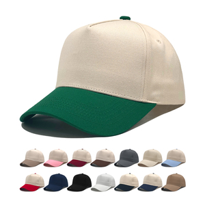 Gorra de Béisbol Personalizada Ijoe Bicolor Orgánica con Logo Bordado 3D de 5 Paneles, Sin Estructura, Común, Unisex, Cuatro Estaciones - Product Image 2