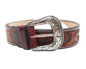 Ceinture Western en Cuir Véritable Premium pour Hommes, Ceinture de Cowboy, Ceinture Équestre Vintage, Ceinture de Cheval, Ceinture en Cuir Ajustable Casual - Product Image 2