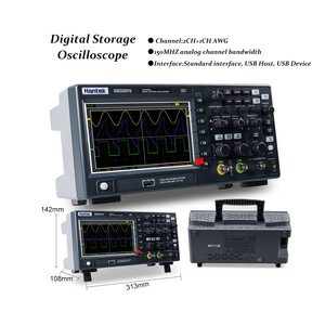 Hanteks Dso2d15 Digital Oscilloscope Meter Desktop Oscillograph Oscillometer 7 Inch Tft Lcd <strong>Screen</strong> 2ch+1ch Channels - Product Image 5
