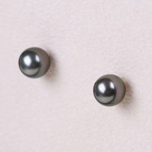 Vente en gros Support personnalisation 5-6mm 18K Black <span class=keywords><strong>Tahiti</strong></span> Pearl <span class=keywords><strong>Boucle</strong></span> <span class=keywords><strong>d</strong></span>'<span class=keywords><strong>oreille</strong></span> - Product Image 3