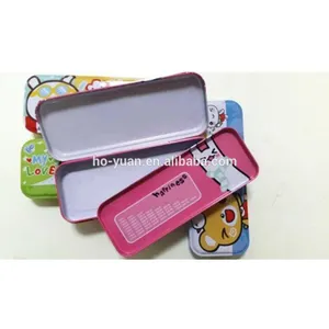 children's new cute pencil case double-layer alloy pencil case