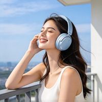 Headphone ANC Over Ear 5.4 Nirkabel Peredam Kebisingan Aktif Grosir Pabrik OEM