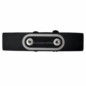 Sangle de poitrine de remplacement en nylon pour moniteur de fréquence cardiaque Wahoo <span class=keywords><strong>Garmin</strong></span> Polar <span class=keywords><strong>Strava</strong></span> AAW13 - Product Image 1