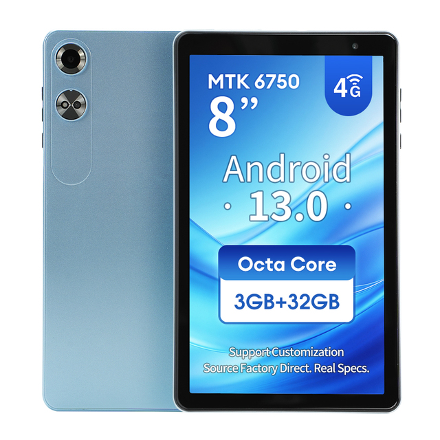 Factory Custom Student Metal 4G LTE Android Tablet 8 Inch Tablet Mtk6750 8inch Tablet Android 8 Pollici Con Sim
