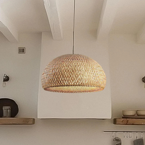 Bamboo Handwoven Pendant Light Traditional Bamboo Lampshade Bedroom Kitchen <b>Ceiling</b> Light Home <b>Decor</b> Vietnam Supplier - Product Image 2