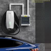 Nouvelle Boîte de Combinaison Électrique Industrielle Basse Tension pour Bornes de Recharge EV Extérieures Étanche, Type Boîtier de Courant Faible