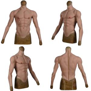 Realistic Slim Muscle Suit in Black