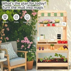 Stand d'épicerie en bois pour l'extérieur, stand de marché Montessori, jeu éducatif, mobilier de jeu Montessori pour enfants - Product Image 3