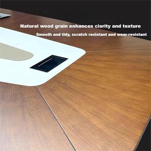 Maidu Maidu C2169 Bibo Luxury <b>Solid</b> <b>Wood</b> Office Conference Table Fashion Design Modern Large Plate-type Long <b>Desks</b> for Meeting - Product Image 2