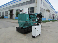 Générateur diesel à châssis ouvert, prix direct usine, 80 kW, 100 kW, 120 kW, alternateur tout cuivre, démarrage automatique, panneau de commande