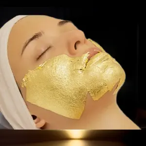En popüler cilt bakımı kırışıklık karşıtı saf 24k altın yaprak maskesi