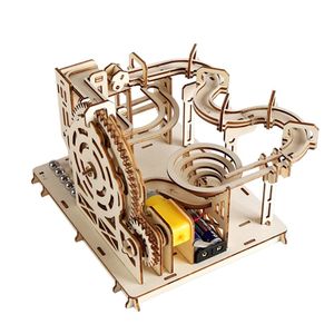 OKYN-G5645 DIY Electronic Technology Electric Power <b>Ball</b> Track <b>Wood</b> Building Toy - Product Image 3