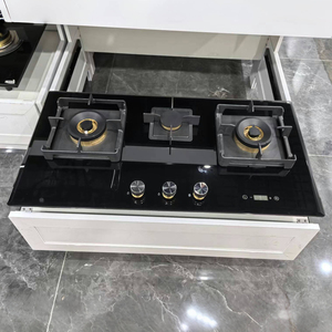 D Ménage haute puissance trois brûleurs cuisinière à gaz pétrole GPL batterie électrique cuisson <span class=keywords><strong>gastro</strong></span> acier inoxydable induction <span class=keywords><strong>cuisine</strong></span> - Product Image 1