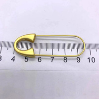 Épingles de sûreté en métal doré écologiques et lisses pour la couture et l'usage domestique