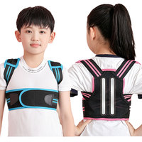 Correcteur de posture professionnel Aofit réglable en polyester pour enfants, respirant, portable, soutien des épaules pour l'école et la position assise