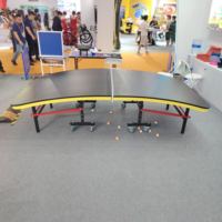 Table de football/soccer pliable en matériau SMC jaune, vente chaude, pour une utilisation en extérieur et toutes les occasions