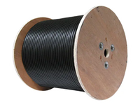 KABEL LAN UTP CAT5E DOUBLE JACKET PVC+PE 8-Konduktor Tembaga Padat Untuk Penggunaan Luar Ruangan Cina
