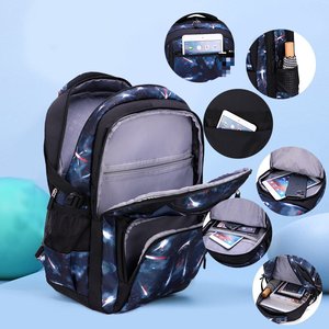 Mochila Escolar con Diseño de Cielo Estrellado, Lonchera y Estuche para Lápices, Juego de Tres Piezas, Mochila Ligera Personalizada - Product Image 5