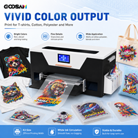 Máquina de Impresión de Camisetas por Transferencia de Calor Goosam XP600, Impresora DTF de 30 cm para Impresión en Película PET