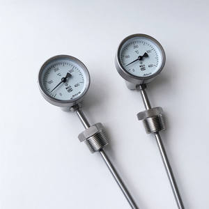 Haichen Universele Type Roestvrijstalen Bimetalen Wijzerplaat Sonde <span class=keywords><strong>Thermometer</strong></span> Met Thermowell Oem Aanpasbaar - Product Image 4