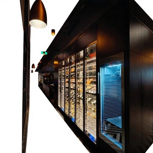 Modern Stainless Steel Wine <b>Cabinets</b> & Cellars with 40-49 Bottles Capacity for Fine Wines Restaurants <b>Bars</b> Stainless Steel - Product Image 1