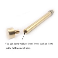 Boîte à Piston de feu, matériel de survie en métal, livraison rapide, pour urgence extérieures, accessoire de survie