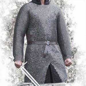 Camisa <span class=keywords><strong>de</strong></span> Cota <span class=keywords><strong>de</strong></span> Malla Remachada <span class=keywords><strong>de</strong></span> Acero Suave Hecha a Mano, Manga Larga, Armadura Vikinga, Disfraz Medieval <span class=keywords><strong>de</strong></span> Caballero, Cosplay, Año Nuevo Chino - Product Image 3