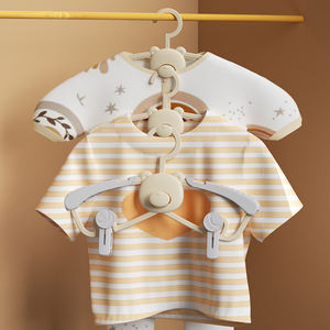 Home Organizer Wholesale <b>Baby</b> <b>Hangers</b> Kids Plastic <b>Clothes</b> <b>Hangers</b> Portable Wardrobe <b>Clothes</b> Rack - Product Image 4