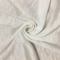160g/m² Slub Jersey Baumwoll-Leinenstoff Gefärbter Textil-Rohstoff für leichte Jungen jeans und T-Shirts im Musselin-Stil