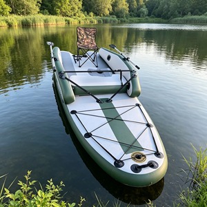 Tabla de SUP Inflable con Asiento y Respaldo, Plataforma Flotante Acuática para Perros y Adultos - Product Image 6