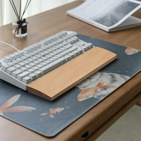 Bois de noyer noir Long clavier personnalisé ergonomique repose-poignet clavier repose-poignets repose-poignets en bois