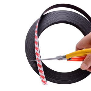 Premium 3M Thick <b>Rubber</b> Magnet Stripe Flexible Neodymium Magnetic Adhesive Tape Industrial Soft Magnetic /<b>Strip</b> for Welding - Product Image 4