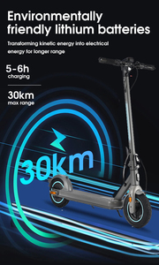 Nuevo Scooter Eléctrico S02 de 400W con Motor Único, Rueda Neumática de 10 Pulgadas, Batería de Litio de 36V 7.5Ah/10Ah - Product Image 5