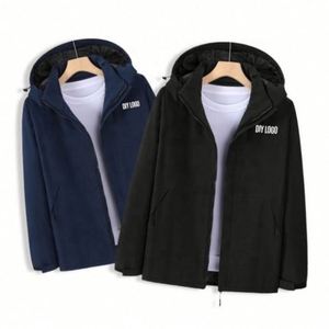 Unisex Windproof Waterproof Customized Men's Women's Cardigan Zipper Mountaineering T-Shirt Plus Size Eco-Friendly - Product Image 5