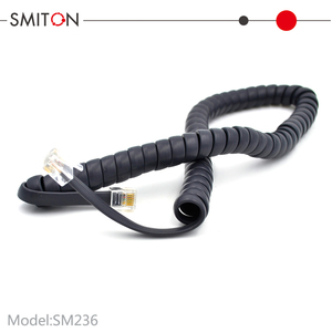 <span class=keywords><strong>Cable</strong></span> en Espiral RJ12 de 6 Hilos, 26AWG 30AWG, <span class=keywords><strong>Cable</strong></span> Telefónico en Espiral - Product Image 4