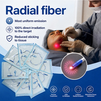 Fibre laser Endolifting avec connecteur SMA905, longueur 3M, compatible avec les appareils laser 980nm 1470nm, fibre radiale