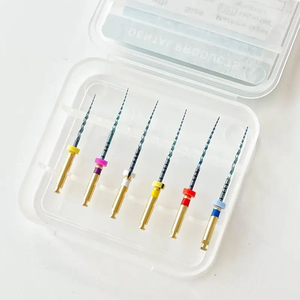 Limes rotatives NITI coniques bleues alimentées par des machines Utilisation de moteur endodontique dentaire Limes radiculaires <span class=keywords><strong>Endo</strong></span> dentaires Instruments de canal radiculaire - Product Image 4