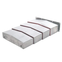 Couverture soufflet télescopique flexible en acier inoxydable avec protection contre l'eau, la poussière et l'huile, dimensions personnalisables pour machine CNC
